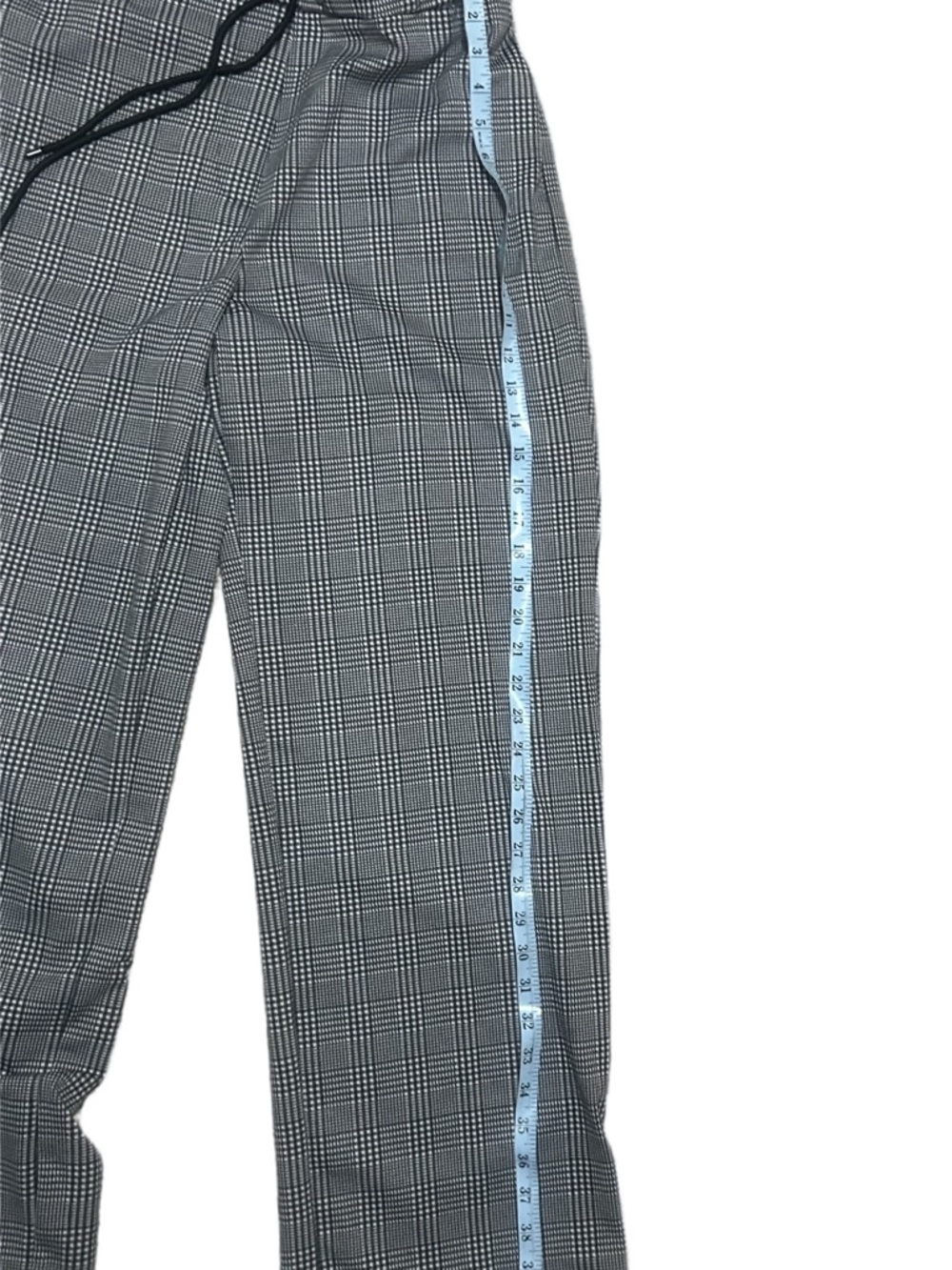 Rachel Zoe black and white Plaid Wide Leg Trousers size medium - Picture 10 of 11